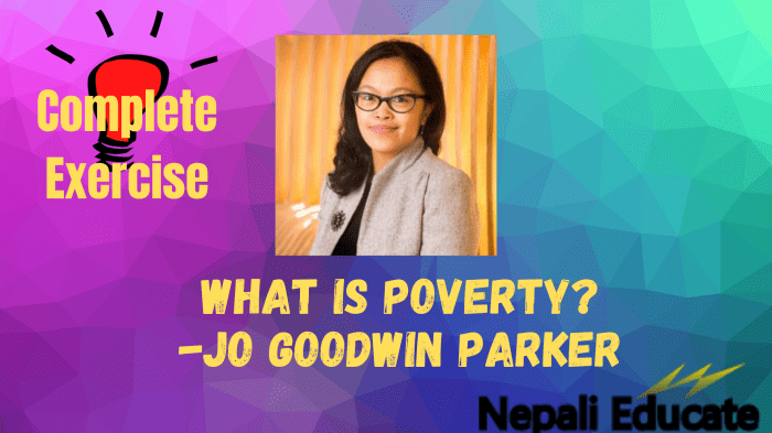 What is poverty by jo goodwin parker